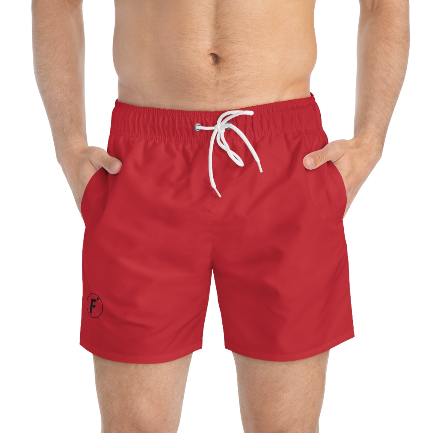 Men's Stylish Swim Trunks with Fun Prints for Beach Days
