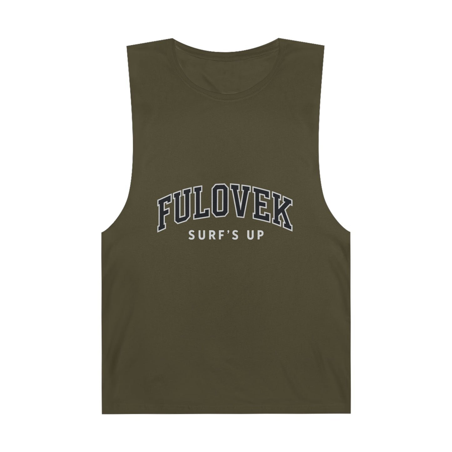 FULOVEK - Unisex Surf's Up Tank Top - Relaxed Casual Style for Beach Lovers