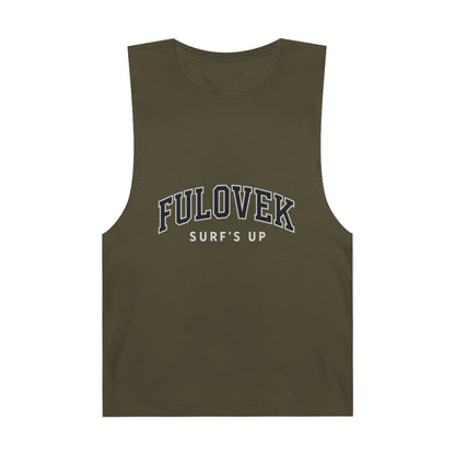 FULOVEK - Unisex Surf's Up Tank Top - Relaxed Casual Style for Beach Lovers