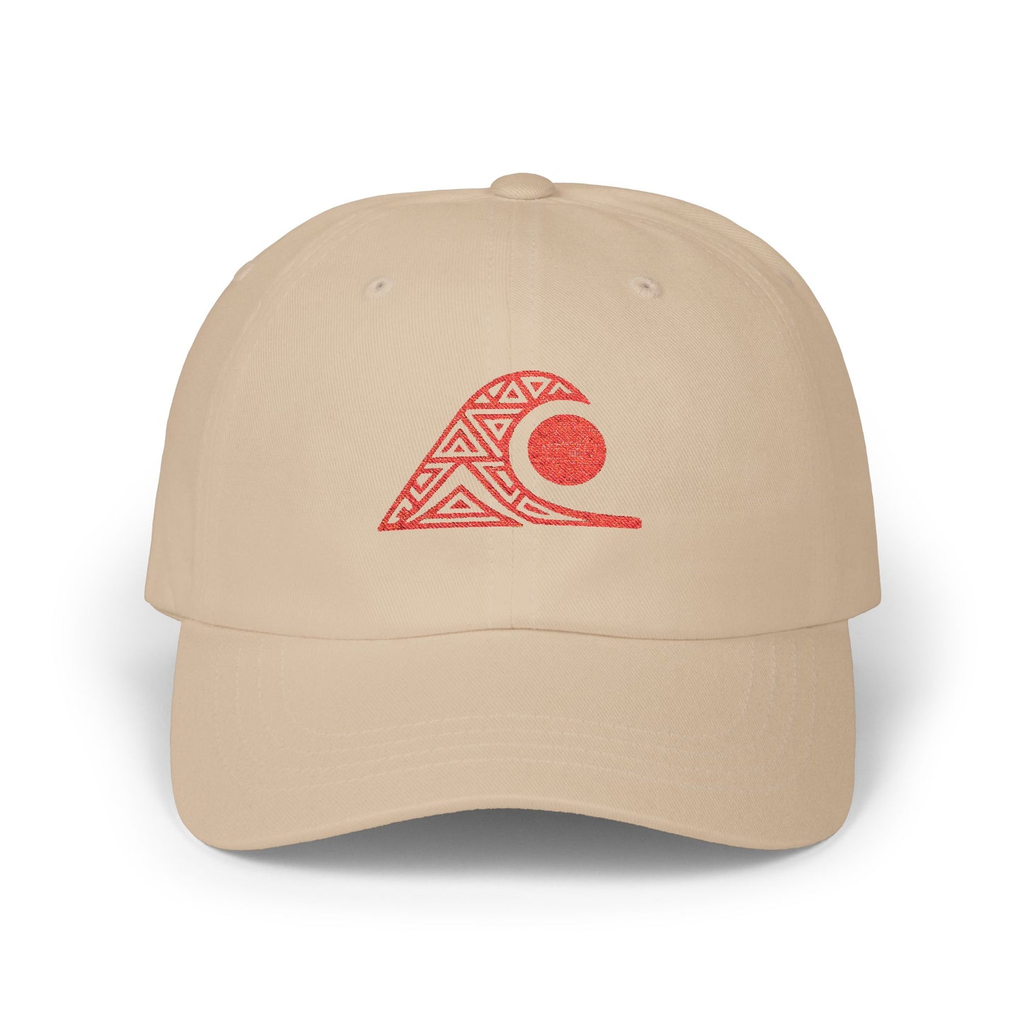 FULOVEK - Classic Cap with Wave Design, Casual Baseball Hat, Gift for Beach Lovers, Summer Accessory, Trendy Stylish Cap, Tribal
