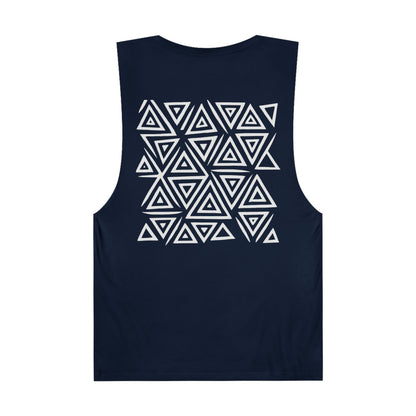 FULOVEK - Unisex Barnard Geometric Tribal Tank Top | Casual Summer Wear, Beach Attire, Workout Shirt, Graphic Tee, Gift for Friends