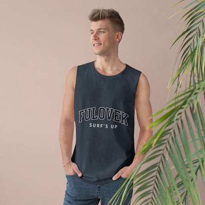 FULOVEK - Unisex Surf's Up Tank Top - Relaxed Casual Style for Beach Lovers