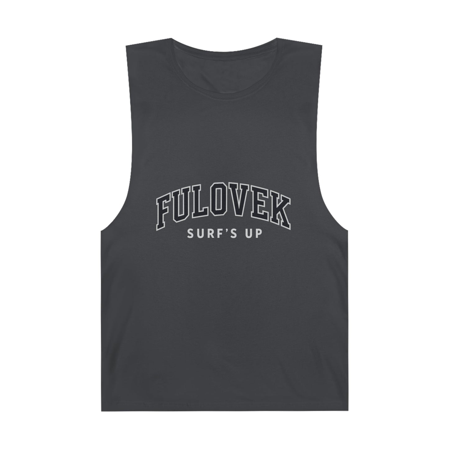 FULOVEK - Unisex Surf's Up Tank Top - Relaxed Casual Style for Beach Lovers