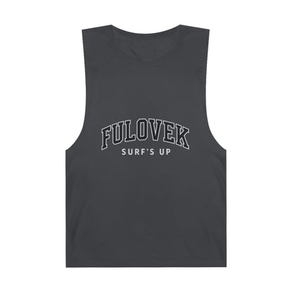 FULOVEK - Unisex Surf's Up Tank Top - Relaxed Casual Style for Beach Lovers