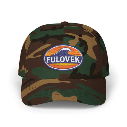 FULOVEK - Classic Dad Cap With Retro Wave Design | Summer Hat, Dad Hat, Casual Headwear, Beachwear, Gift for Him