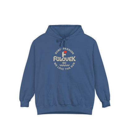 FULOVEK - Surf-Inspired Unisex Hoodie - We Love the Sun - Casual Style, Beach Vibes, Perfect for Gifts, Summer Wear, Adventure Ready