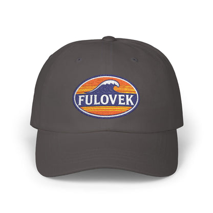 FULOVEK - Classic Dad Cap With Retro Wave Design | Summer Hat, Dad Hat, Casual Headwear, Beachwear, Gift for Him