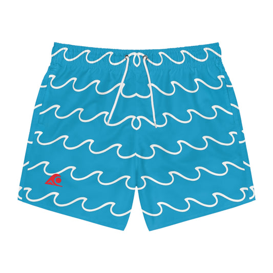 FULOVEK - Vibrant Swim Trunks for Summer Fun, Beachwear, Pool Party Essentials, Perfect for Vacation, Light Purple Design