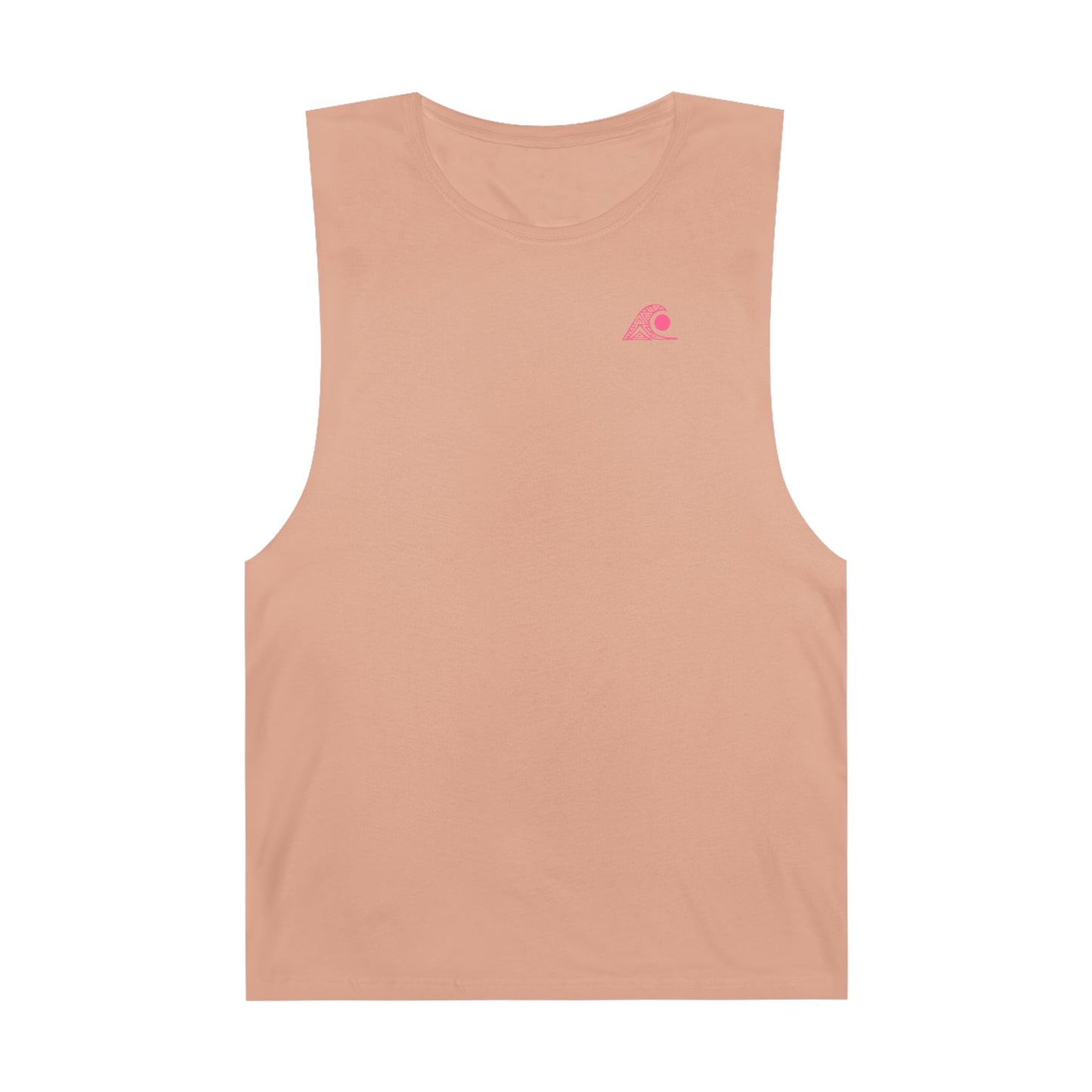 FULOVEK - Unisex Barnard Geometric Tribal PINK Tank Top | Casual Summer Wear, Beach Attire, Workout Shirt, Graphic Tee, Gift for Friends