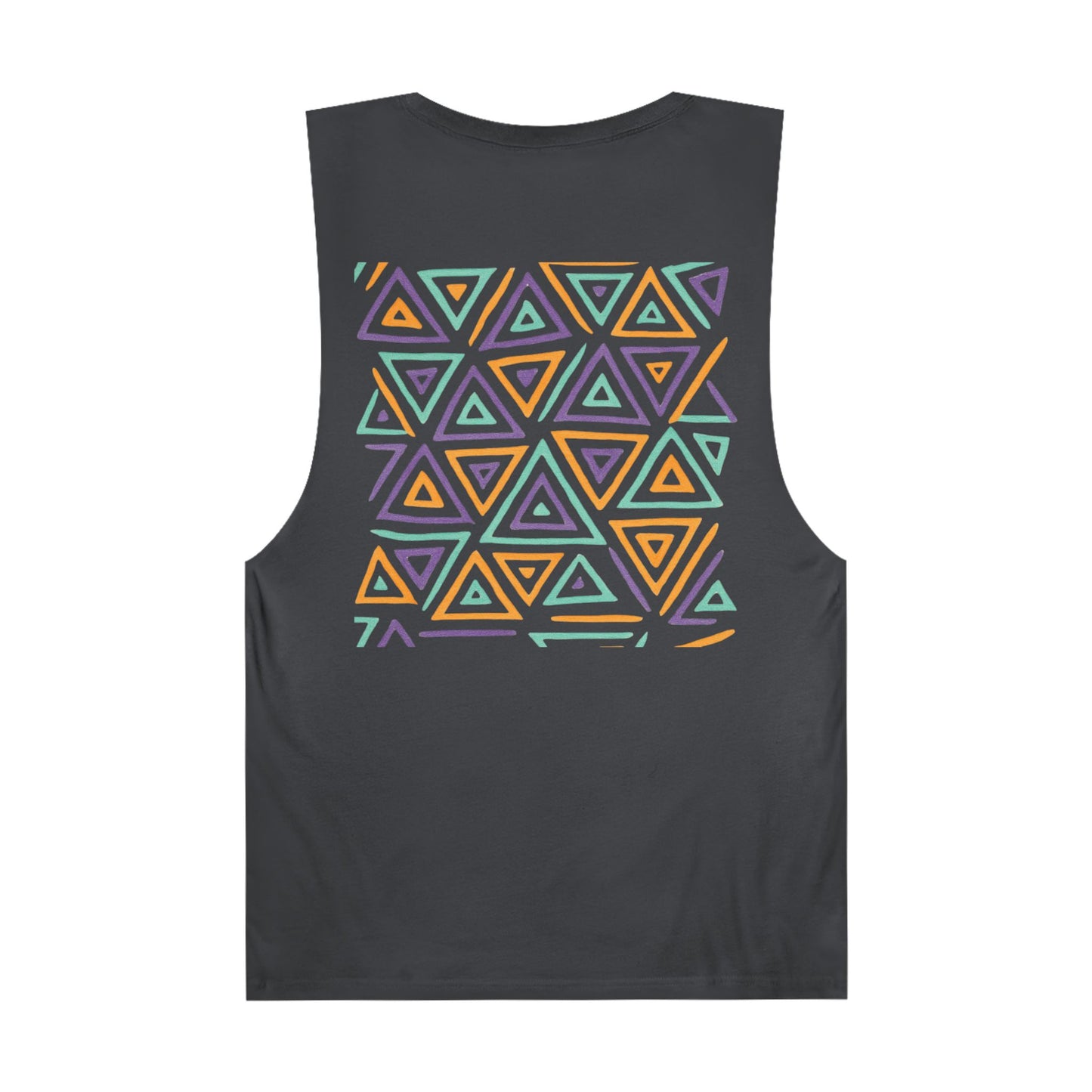FULOVEK - Unisex Barnard Geometric Tribal Tank Top | Casual Summer Wear, Beach Attire, Workout Shirt, Graphic Tee, Gift for Friends