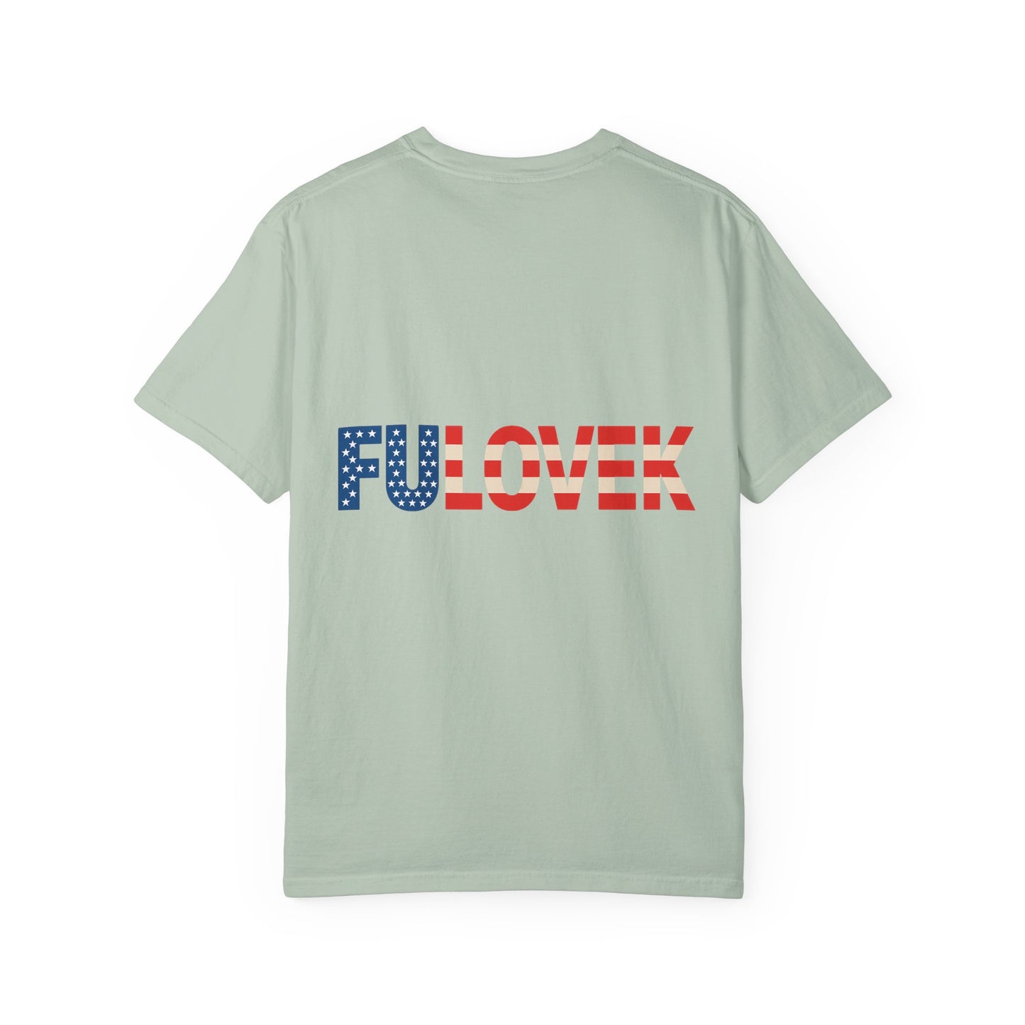FULOVEK - Patriotic Unisex T-Shirt with Red, White & Blue Design | Casual Apparel for Holidays, Gifts, and Everyday Wear
