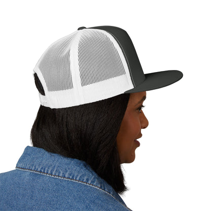 FULOVEK - Tribal Bohemian Embroidered 5 Panel Trucker Cap, Casual Streetwear Hat, Festival Accessory, Summer Fashion, Unique Gift Idea
