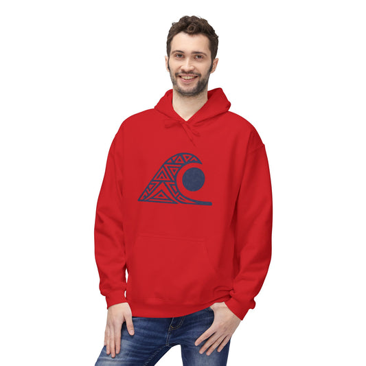 FULOVEK - Stylish Beach Vibe Hoodie, Unisex Midweight Fleece, Casual Wear, Perfect for Coastal Getaways, Gift for Ocean Lovers