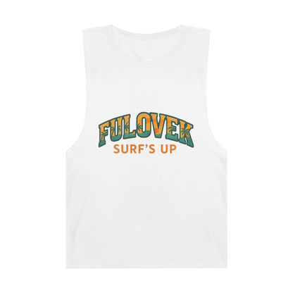 FULOVEK - Unisex Surf's Up Tank Top - Relaxed Casual Style for Beach Lovers