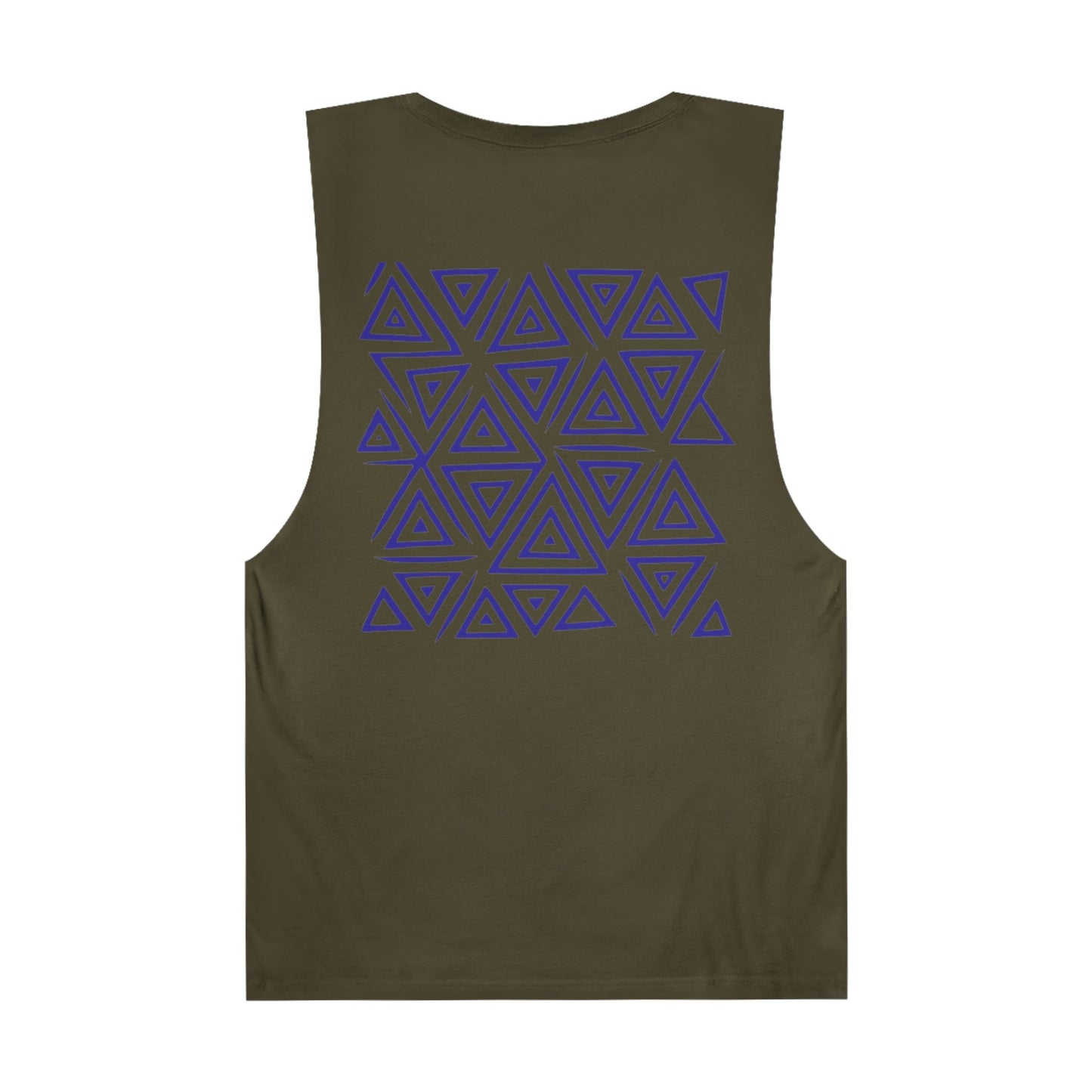 FULOVEK - Unisex Barnard Geometric Tribal PURPLE Tank Top | Casual Summer Wear, Beach Attire, Workout Shirt, Graphic Tee, Gift for Friends