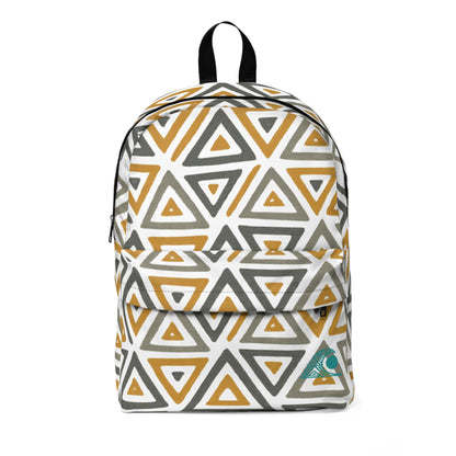 FULOVEK - Tribal Stylish Unisex Classic Backpack with Geometric Pattern, Trendy Bag for School, Travel, Work, Gift for Students, Fashionable Backpack
