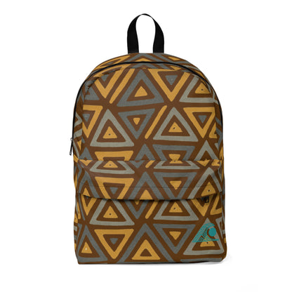 FULOVEK - Tribal Stylish Unisex Classic Backpack with Geometric Pattern, Trendy Bag for School, Travel, Work, Gift for Students, Fashionable Backpack