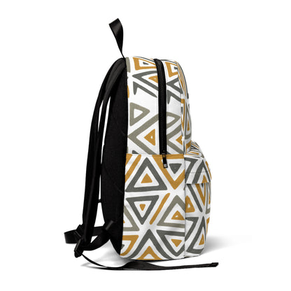 FULOVEK - Tribal Stylish Unisex Classic Backpack with Geometric Pattern, Trendy Bag for School, Travel, Work, Gift for Students, Fashionable Backpack
