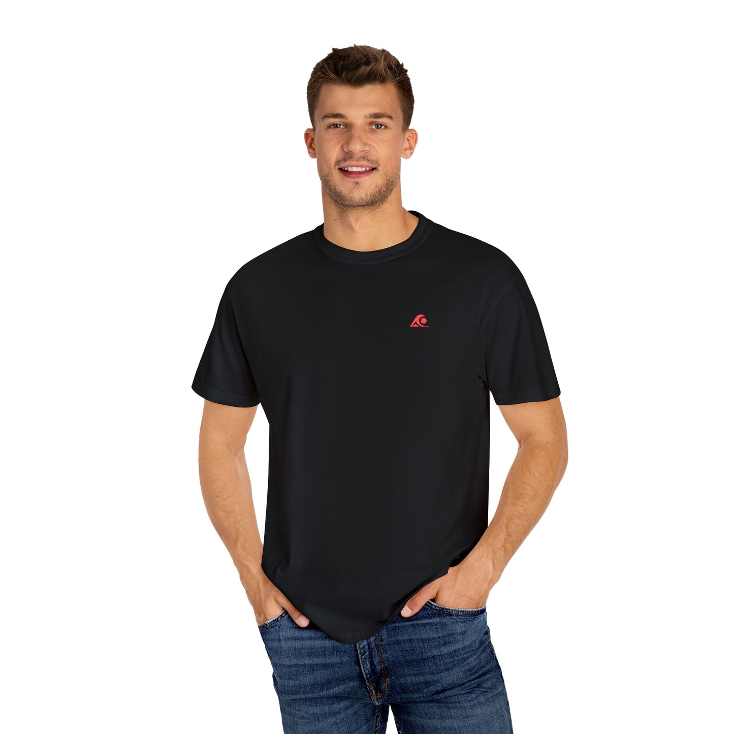 FULOVEK - Casual Garment-Dyed T-Shirt for Everyday Comfort, Unisex Tee, Beach Wear, Gift for Him/Her, Summer Fashion