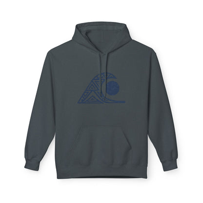 FULOVEK - Stylish Beach Vibe Hoodie, Unisex Midweight Fleece, Casual Wear, Perfect for Coastal Getaways, Gift for Ocean Lovers