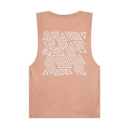 FULOVEK - Unisex Barnard Geometric Tribal Tank Top | Casual Summer Wear, Beach Attire, Workout Shirt, Graphic Tee, Gift for Friends
