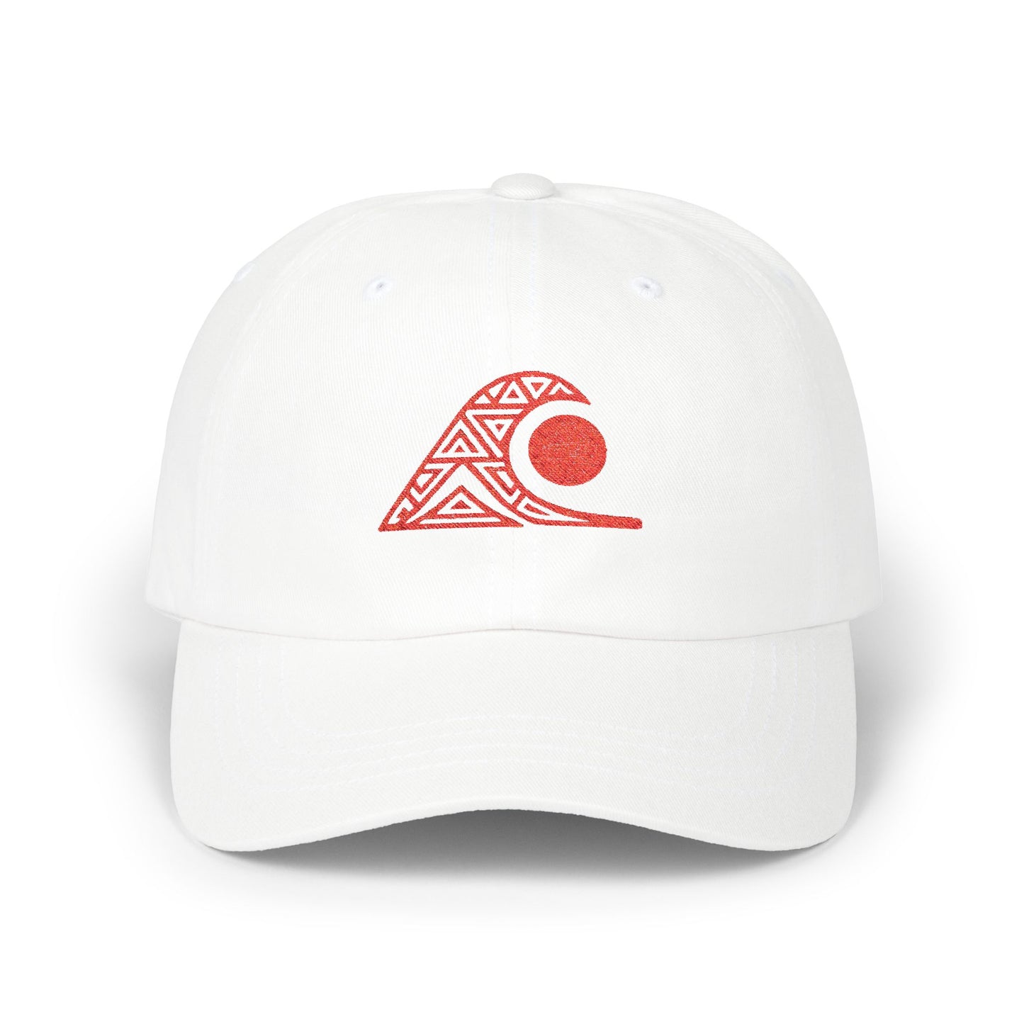 FULOVEK - Classic Cap with Wave Design, Casual Baseball Hat, Gift for Beach Lovers, Summer Accessory, Trendy Stylish Cap, Tribal