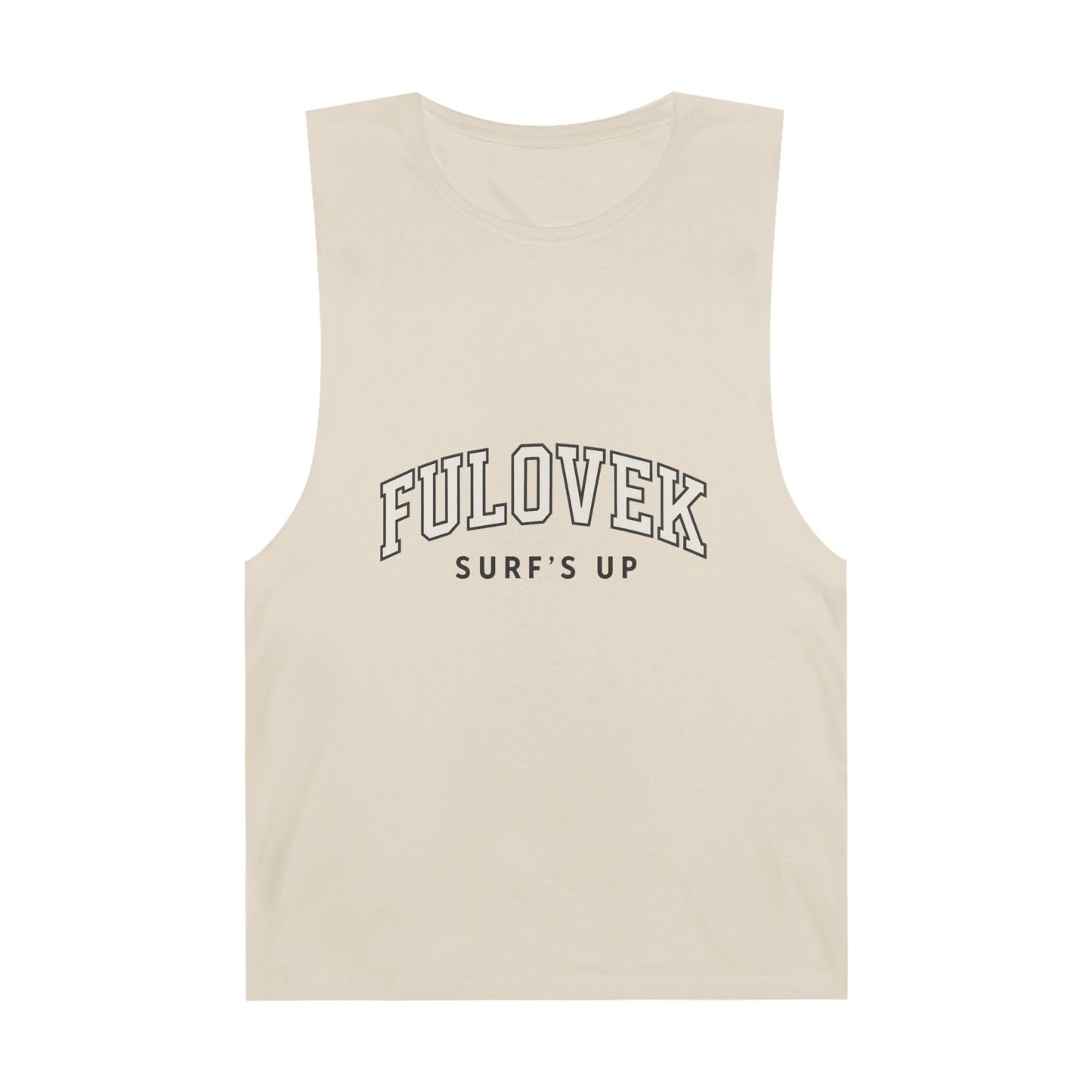 FULOVEK - Unisex Surf's Up Tank Top - Relaxed Casual Style for Beach Lovers