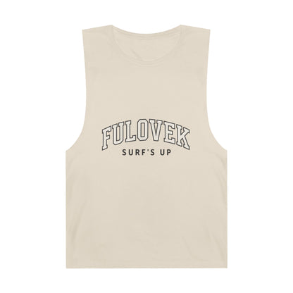 FULOVEK - Unisex Surf's Up Tank Top - Relaxed Casual Style for Beach Lovers