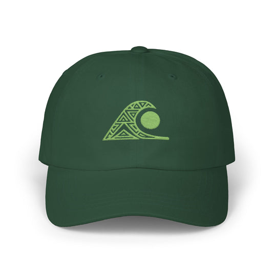 FULOVEK - Tribal Classic Dad Cap with Wave Design, Casual Baseball Hat, Gift for Beach Lovers, Summer Accessory, Trendy Stylish Cap, Tribal