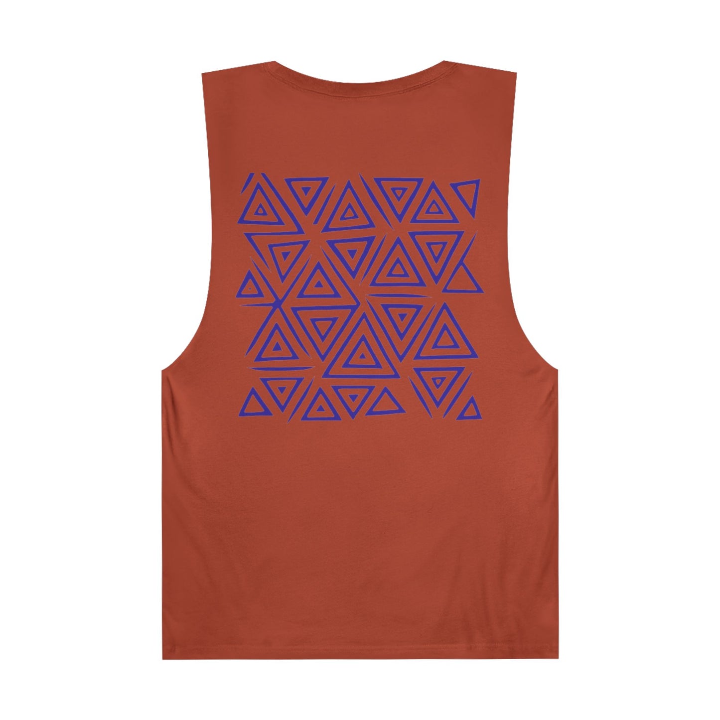FULOVEK - Unisex Barnard Geometric Tribal PURPLE Tank Top | Casual Summer Wear, Beach Attire, Workout Shirt, Graphic Tee, Gift for Friends