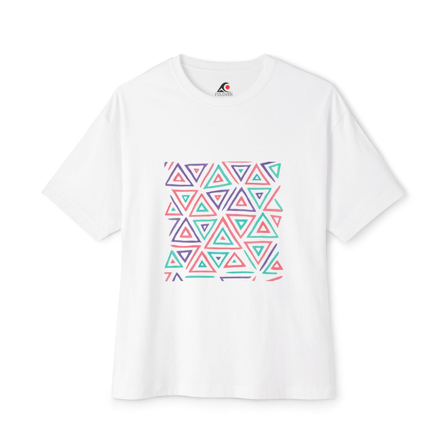 FULOVEK - TRIBAL COLLECTION - Oversized Tee - Unisex Boxy Shirt, Casual Wear, Trendy Outfit, Gift for Him, Gift for Her