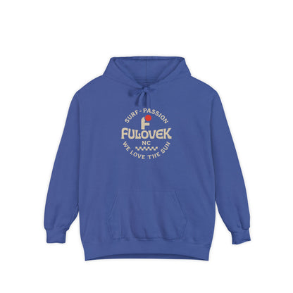 FULOVEK - Surf-Inspired Unisex Hoodie - We Love the Sun - Casual Style, Beach Vibes, Perfect for Gifts, Summer Wear, Adventure Ready