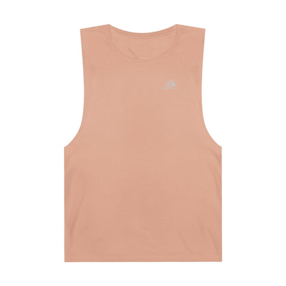 FULOVEK - Unisex Barnard Geometric Tribal GREY Tank Top | Casual Summer Wear, Beach Attire, Workout Shirt, Graphic Tee, Gift for Friends