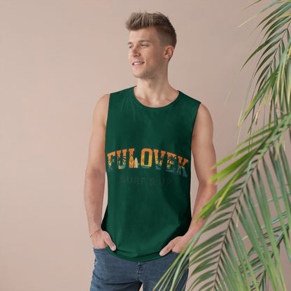 FULOVEK - Unisex Surf's Up Tank Top - Relaxed Casual Style for Beach Lovers
