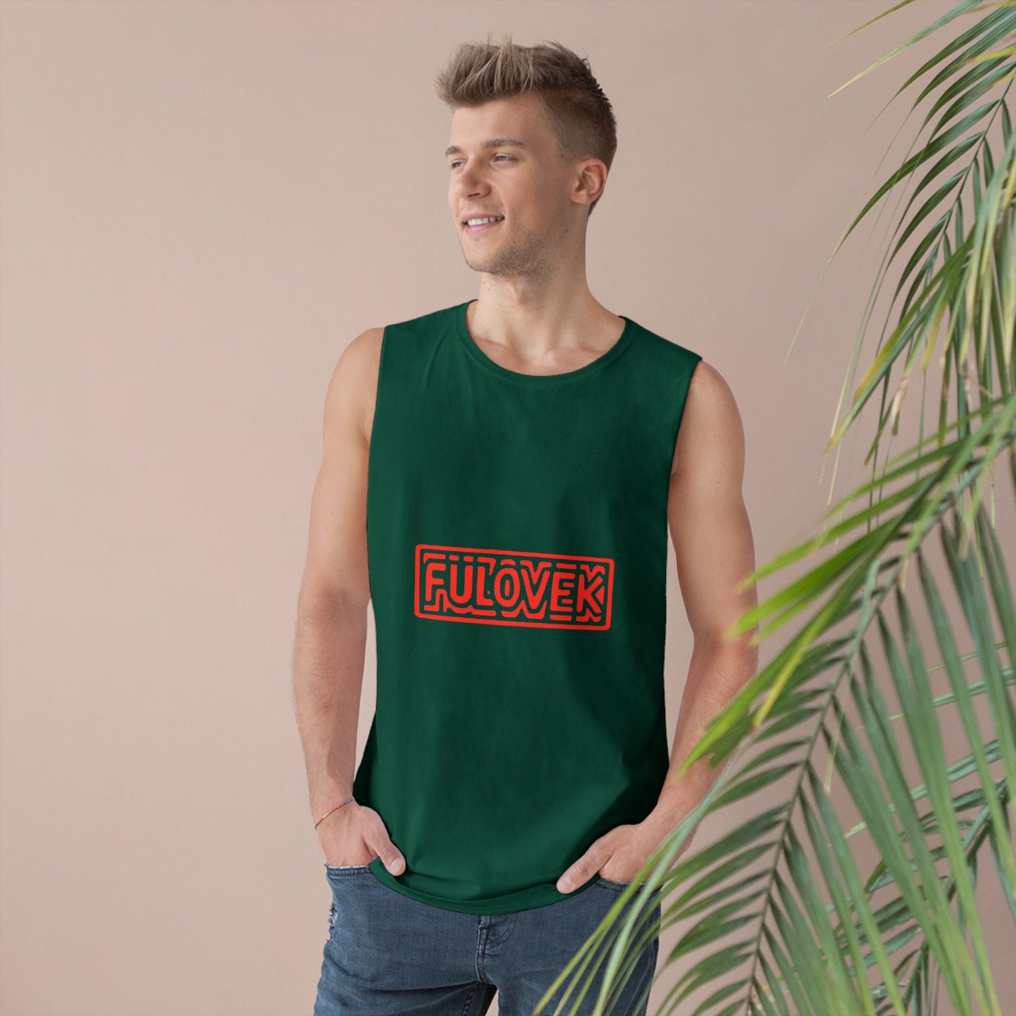 FULOVEK - Unisex Tank Top, Casual Summer Tee, Vacation Clothing, Graphic Workout Shirt, Stylish Layering Piece, Gifts for Him and Her