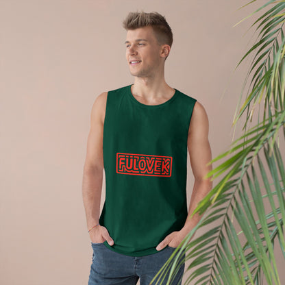 FULOVEK - Unisex Tank Top, Casual Summer Tee, Vacation Clothing, Graphic Workout Shirt, Stylish Layering Piece, Gifts for Him and Her