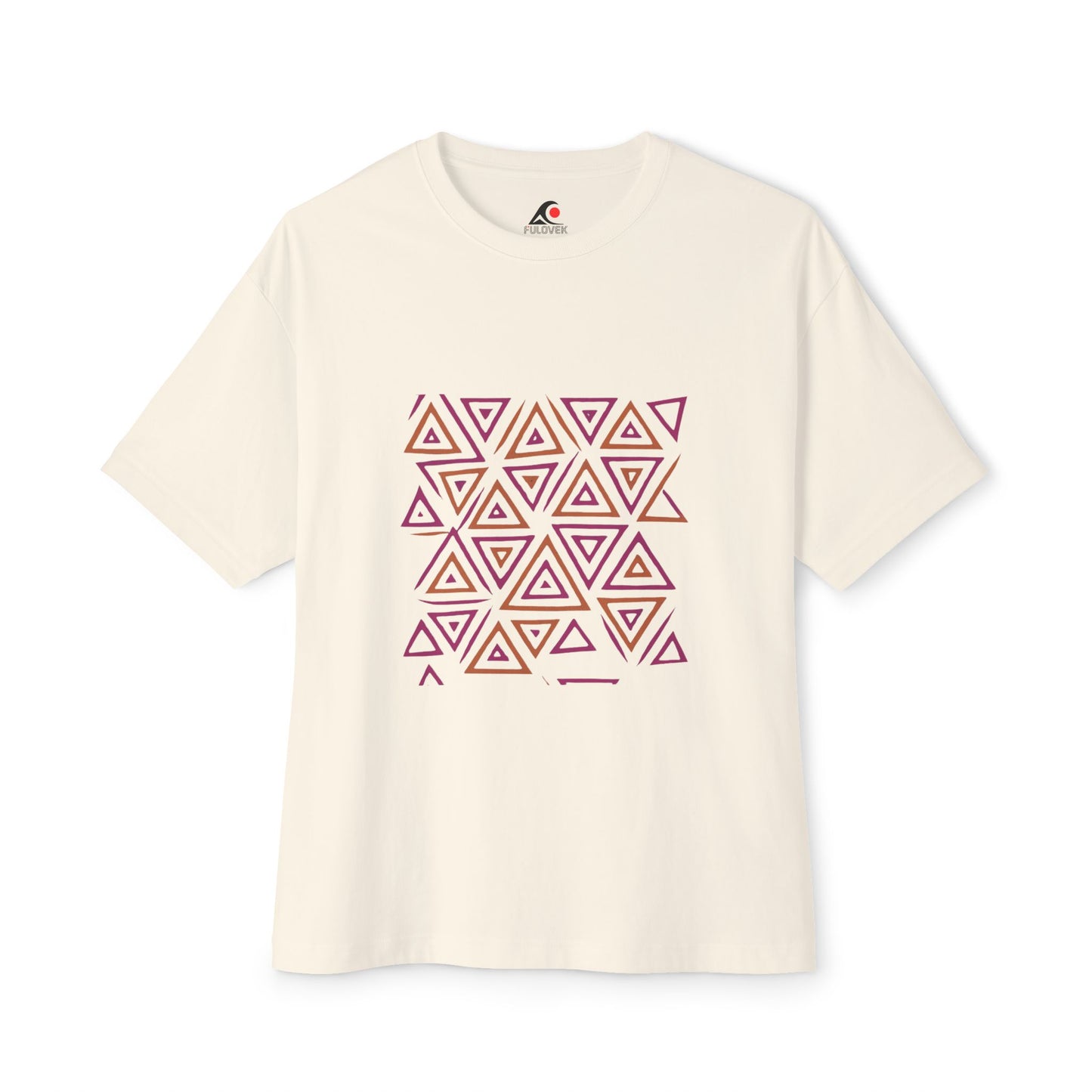 FULOVEK - TRIBAL COLLECTION - Oversized Tee - Unisex Boxy Shirt, Casual Wear, Trendy Outfit, Gift for Him, Gift for Her