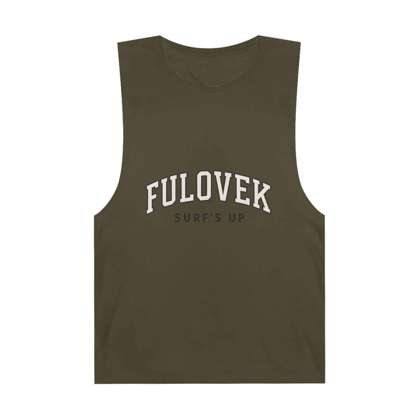 FULOVEK - Unisex Surf's Up Tank Top - Relaxed Casual Style for Beach Lovers