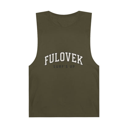 FULOVEK - Unisex Surf's Up Tank Top - Relaxed Casual Style for Beach Lovers