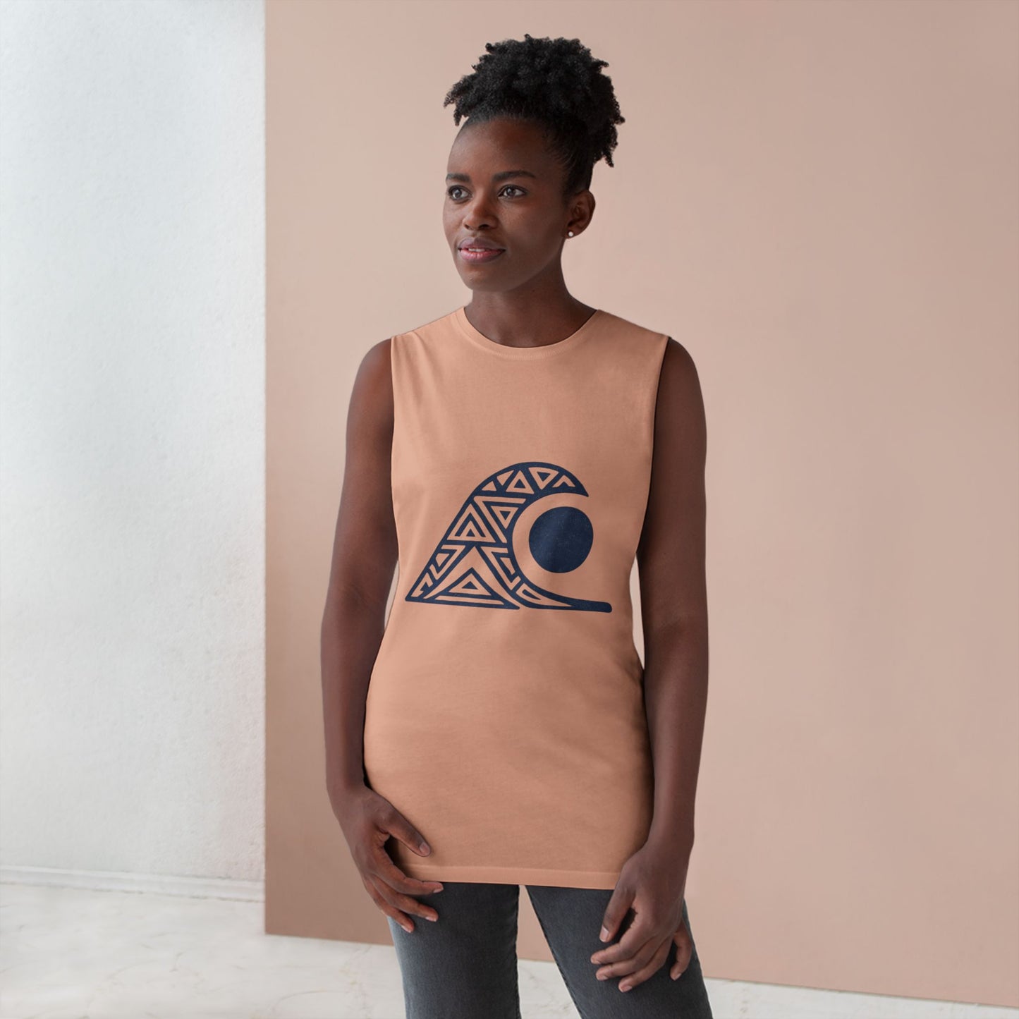 FULOVEK - Unisex Tank Top with Tribal Spirit Design – Bold Summer Statement, Adventure-Ready Top, Ethnic-Inspired Streetwear, Perfect Gift for Free Spirits