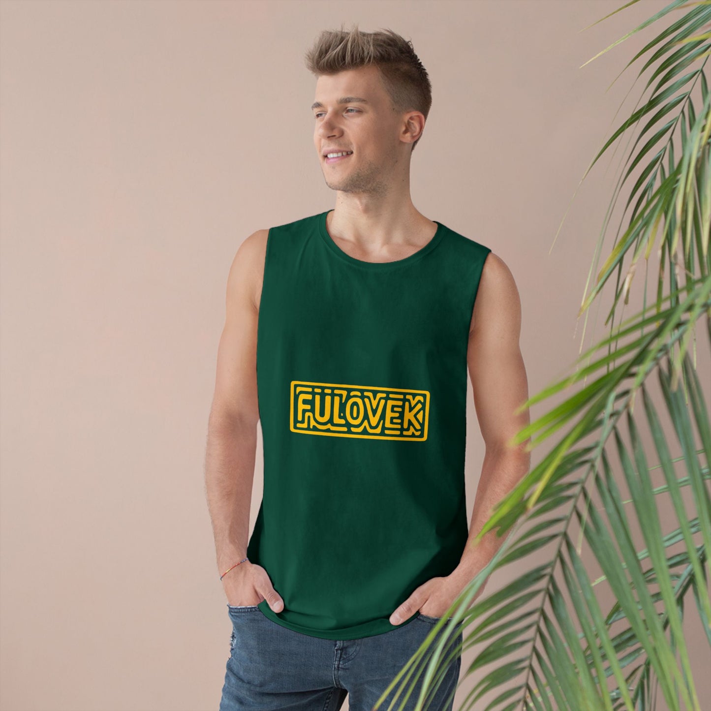 FULOVEK - Unisex Tank Top, Casual Summer Tee, Vacation Clothing, Graphic Workout Shirt, Stylish Layering Piece, Gifts for Him and Her