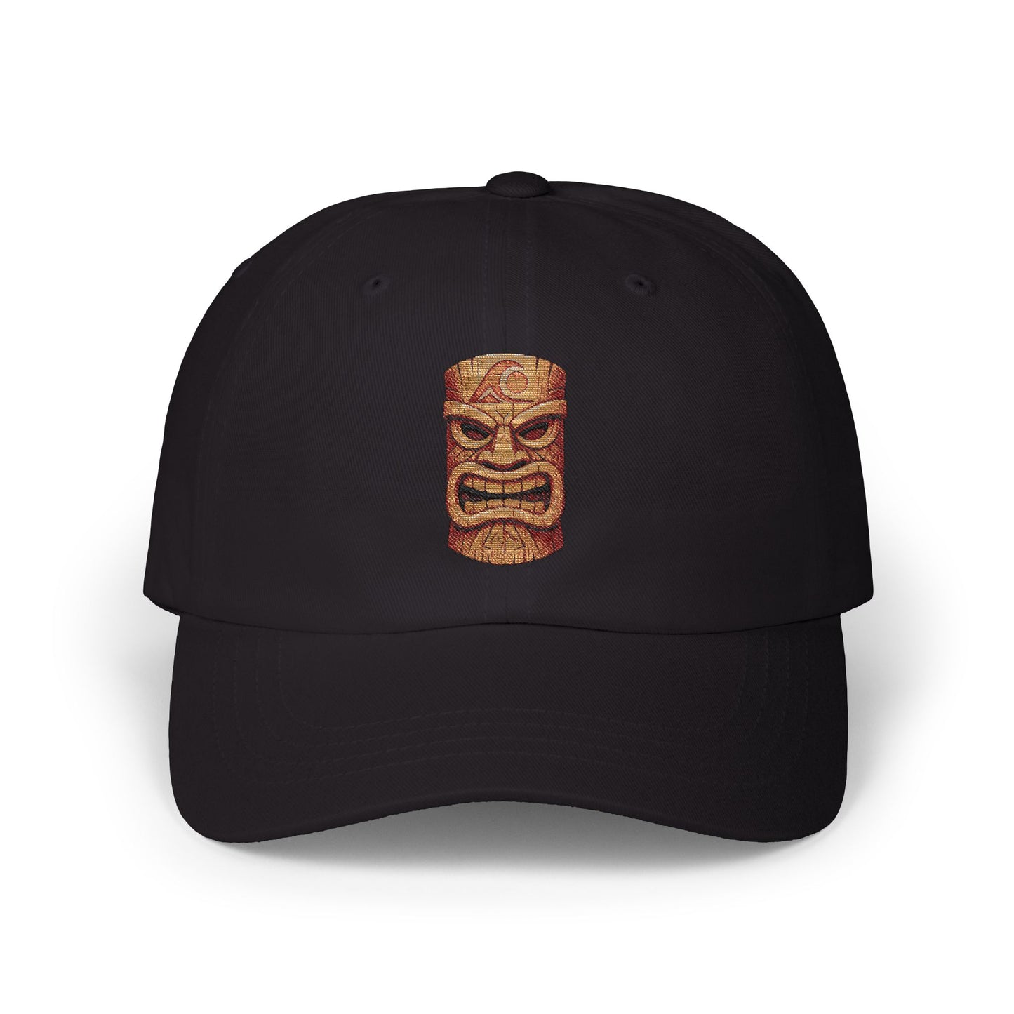 FULOVEK - Classic Tiki Dad Cap, Casual Summer Hat, Beach Vacation Accessory, Unique Gift for Dads, Trendy Cap for Outdoor Events