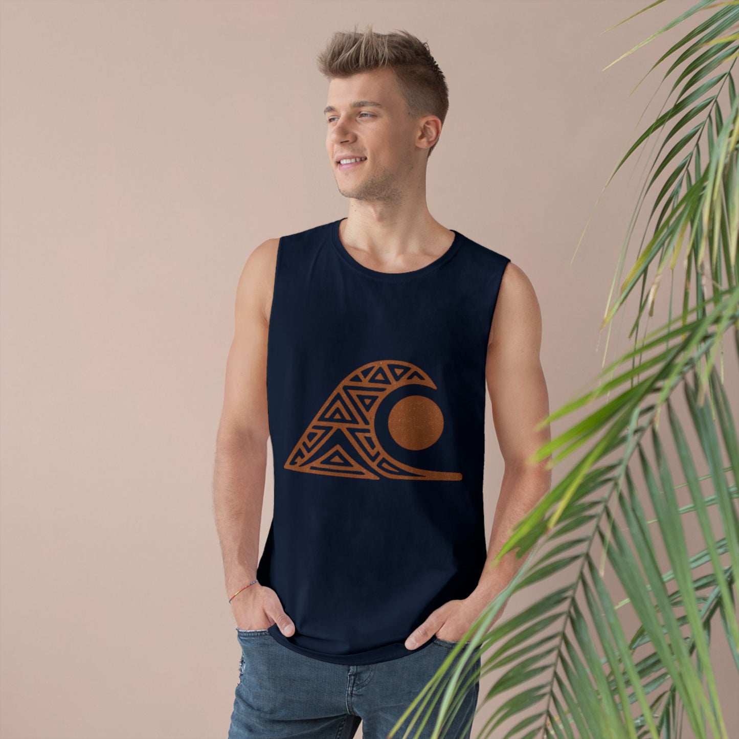FULOVEK - Unisex Tank Top with Tribal Spirit Design – Bold Summer Statement, Adventure-Ready Top, Ethnic-Inspired Streetwear, Perfect Gift for Free Spirits