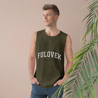 FULOVEK - Unisex Surf's Up Tank Top - Relaxed Casual Style for Beach Lovers