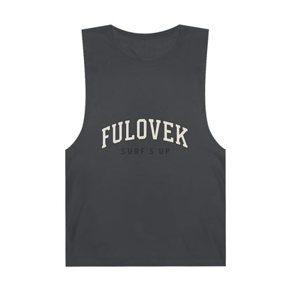 FULOVEK - Unisex Surf's Up Tank Top - Relaxed Casual Style for Beach Lovers