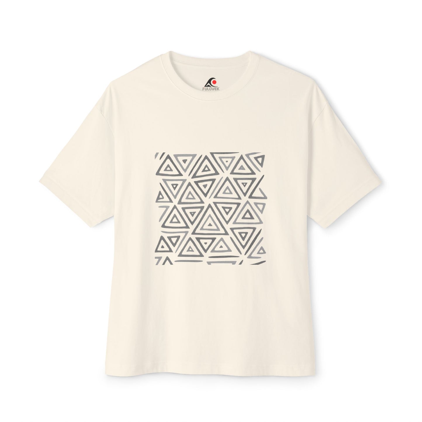 FULOVEK - TRIBAL COLLECTION - Oversized Tee - Unisex Boxy Shirt, Casual Wear, Trendy Outfit, Gift for Him, Gift for Her