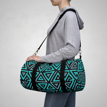 FULOVEK - Tribal Geometric Duffel Bag for Gym, Weekend Getaways, Sports, Travel, Stylish Luggage, Gift for Her, Adventure Essentials