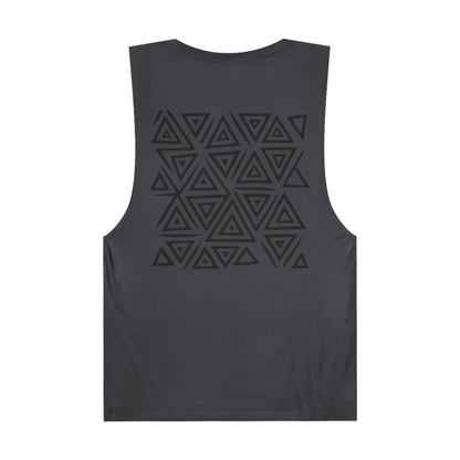 FULOVEK - Unisex Barnard Geometric Tribal Tank Top | Casual Summer Wear, Beach Attire, Workout Shirt, Graphic Tee, Gift for Friends