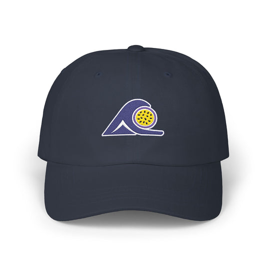 Classic Wave Cap - Beach Lover's Hat, Casual Sun Hat, Summer Accessory, Relaxed Style, Tropical Passion Fruit