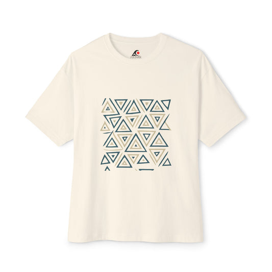 FULOVEK - TRIBAL COLLECTION - Oversized Tee - Unisex Boxy Shirt, Casual Wear, Trendy Outfit, Gift for Him, Gift for Her